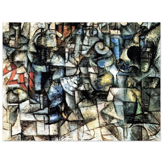Carlo Carra - RITMI DI OGGETTI 1911  75x100 cm / 30x40inches Fine Art Poster
