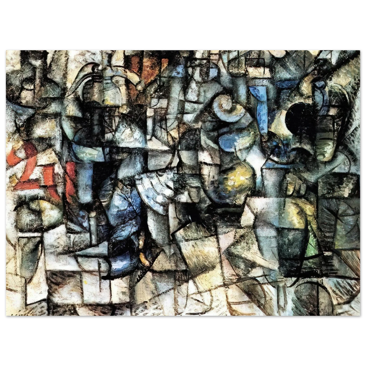 Carlo Carra - RITMI DI OGGETTI 1911  75x100 cm / 30x40inches Fine Art Poster