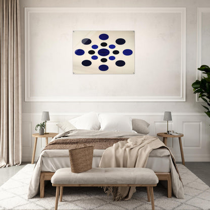 On Blue - 1963 - Thomas Downing Acrylic Print - 70x100 cm / 28x40″ inches