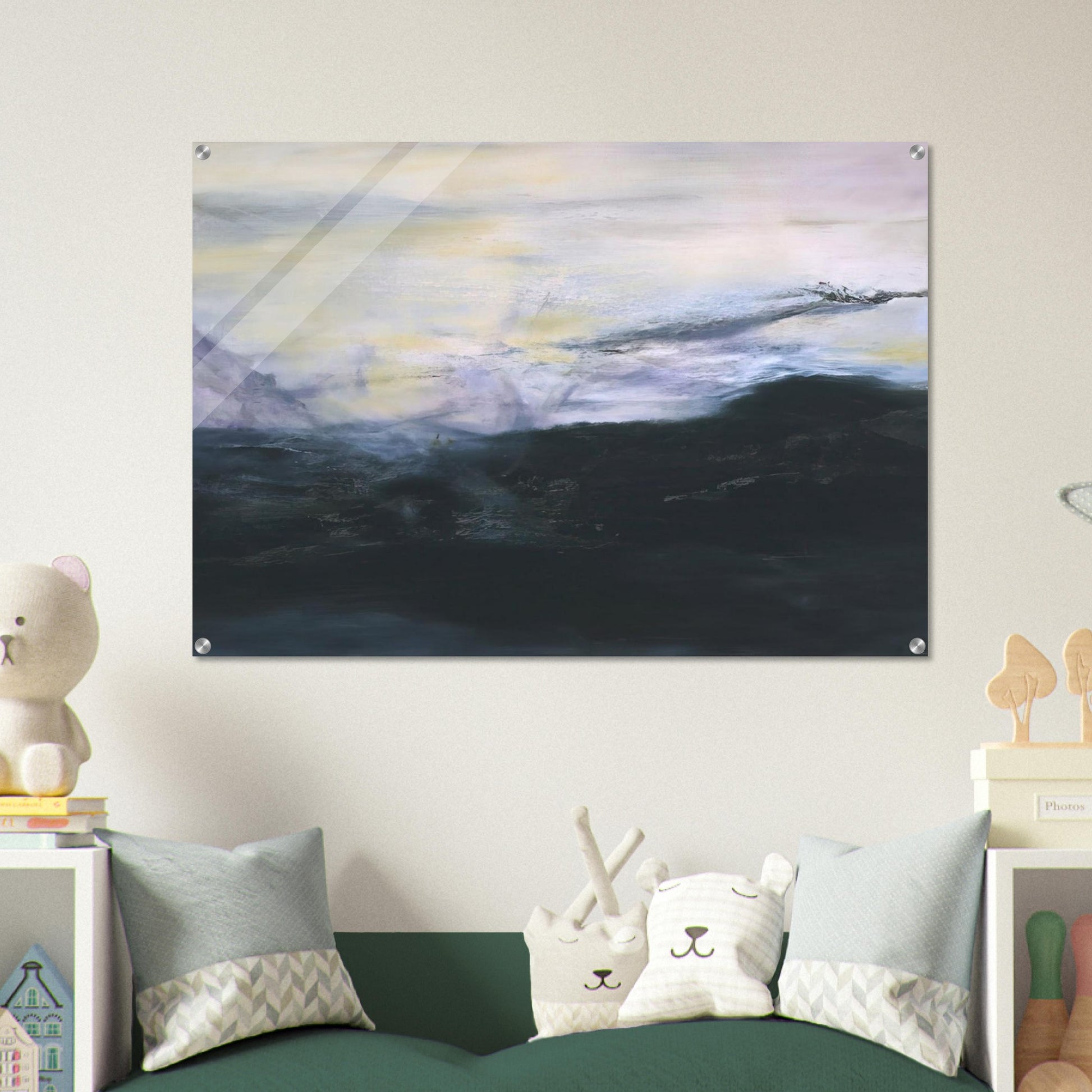 15 02 2001 2001 - Zao Wou-Ki Acrylic Print - 70x100 cm / 28x40″ inches