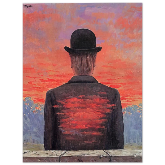 Rene Magritte - THE POET RECOMPENSED 1956  75x100 cm / 30x40inches Fine Art Poster