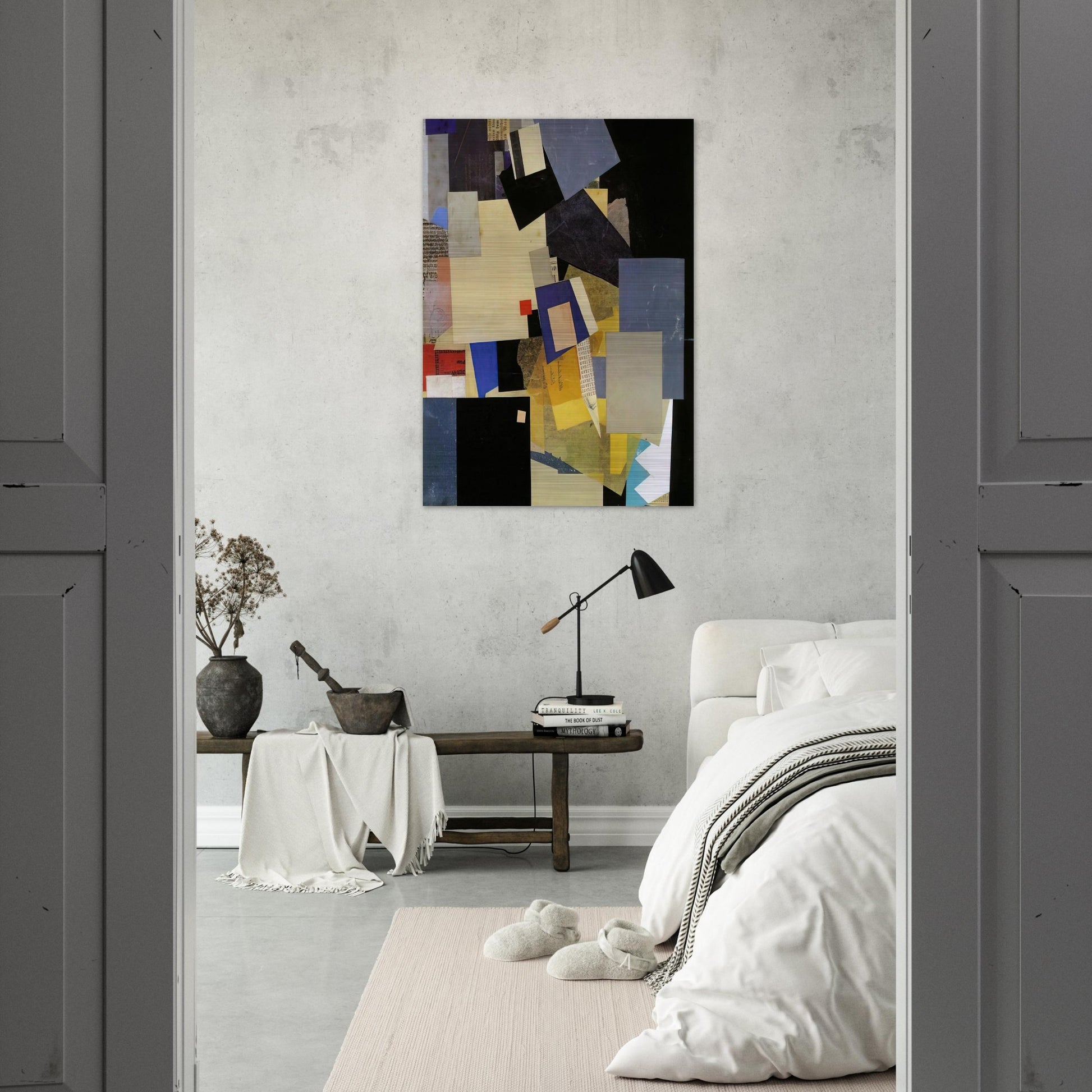 ELIKAN 1925 - Kurt Schwitters Brushed Aluminum Print - 70x100 cm / 28x40 inches | Kurt Schwitters Aluminum Print | Kurt Schwitters Prints