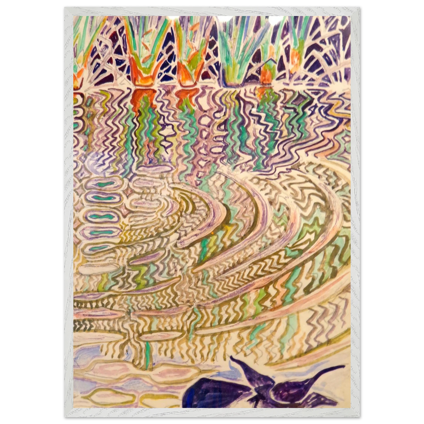 Walter Inglis Anderson - Walter Anderson Wall art - 40x60 cm / 16x24 inches - Premium Wooden Framed Poster With Fine Art Paper-canvas - Wood frame