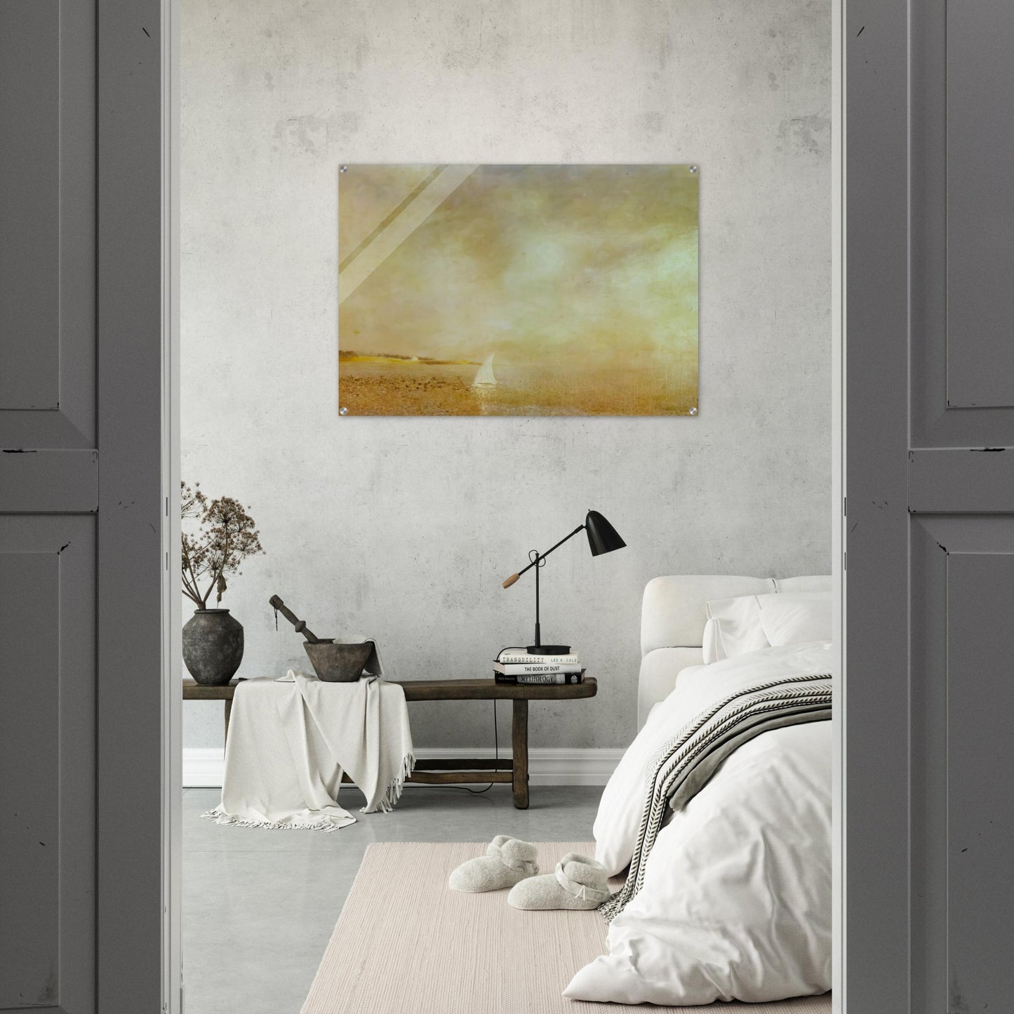 BAY OF CADAQUES - Salvador Dali Acrylic Print - 70x100 cm / 28x40″ inches | Salvador Dali Wall Art | Salvador Dali Prints
