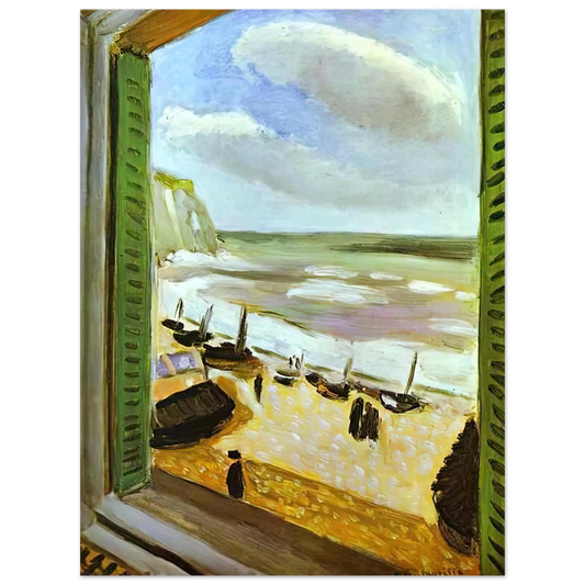 Henri Matisse - OPEN WINDOW AT COLLIOURE 1905  75x100 cm / 30x40inches Fine Art Poster