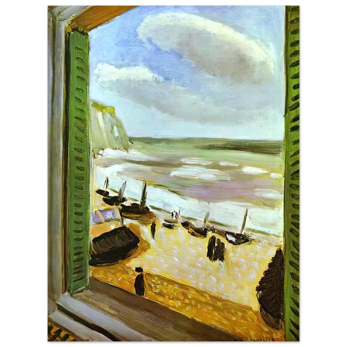 Henri Matisse - OPEN WINDOW AT COLLIOURE 1905  75x100 cm / 30x40inches Fine Art Poster
