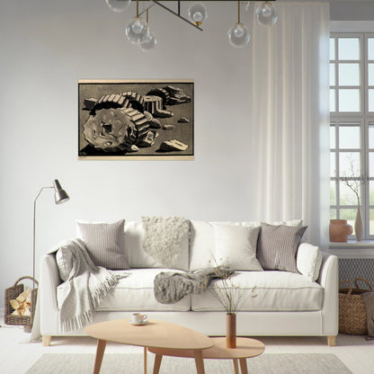 SELINUNTE SICILY OCTOBER 1935 1935 - MC Escher Brushed Aluminum Print - 70x100 cm / 28x40 inches | MC Escher Aluminum Print | MC Escher Prints