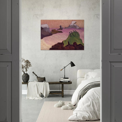 Oregon Coast - 1947 - Milton Avery Brushed Aluminum Print - 70x100 cm / 28x40 inches | Milton Avery Aluminum Print | Milton Avery Prints