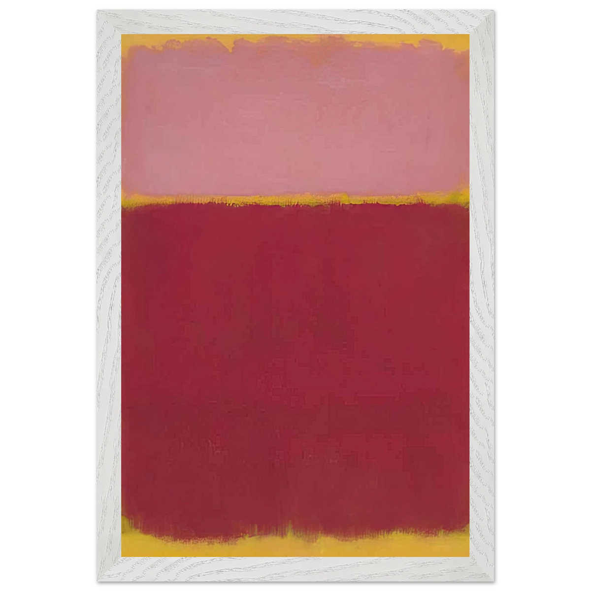 Mark Rothko - Untitled No. 17 - 1961 Wall Art - 30x40 cm / 12x16 inches - Premium Wooden Framed Poster With Fine Art Paper - Black frame