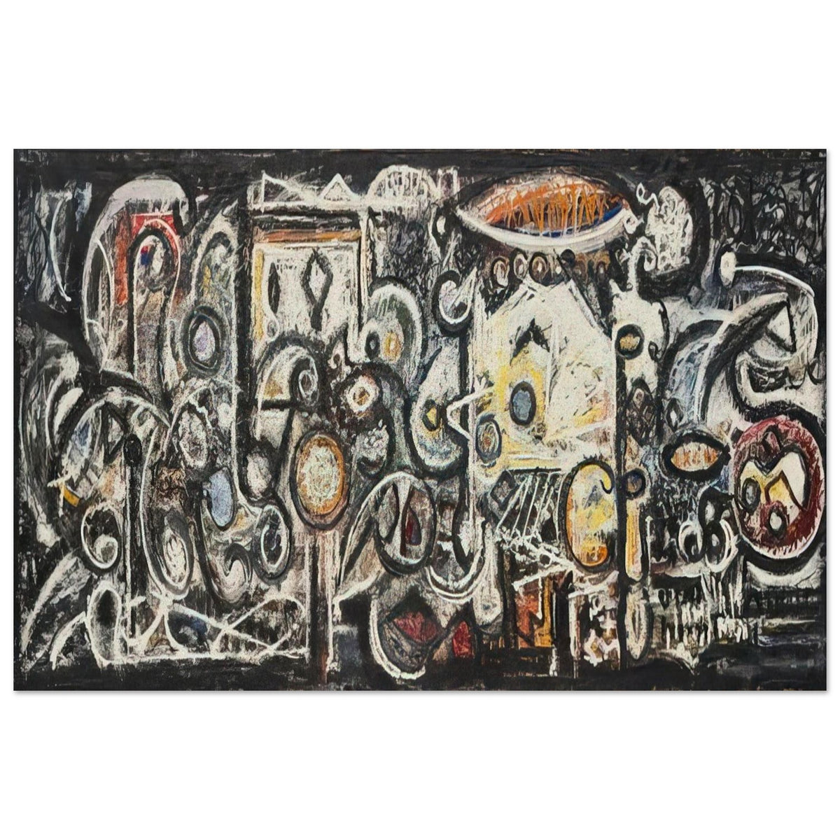 Fugue Number 2 - 1943 - Richard Pousette-Dart Art Prints - 100x150 cm / 40x60″ inches | Richard Pousette-Dart Poster | Richard Pousette-Dart Prints