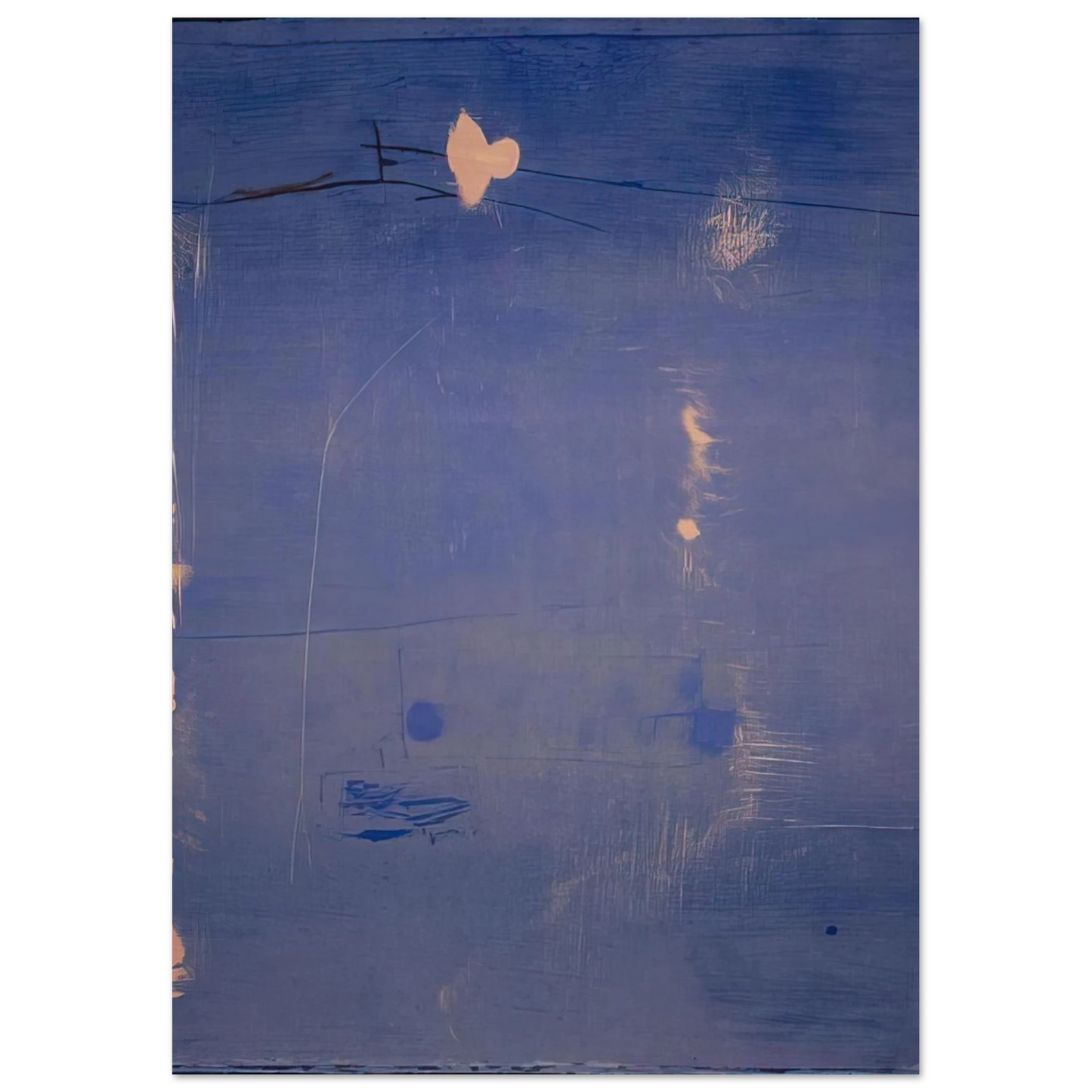 Helen Frankenthaler - Cameo - 1980 Wall art - 60x80 cm / 24x32 inches - Fine Art Poster-canvas - -