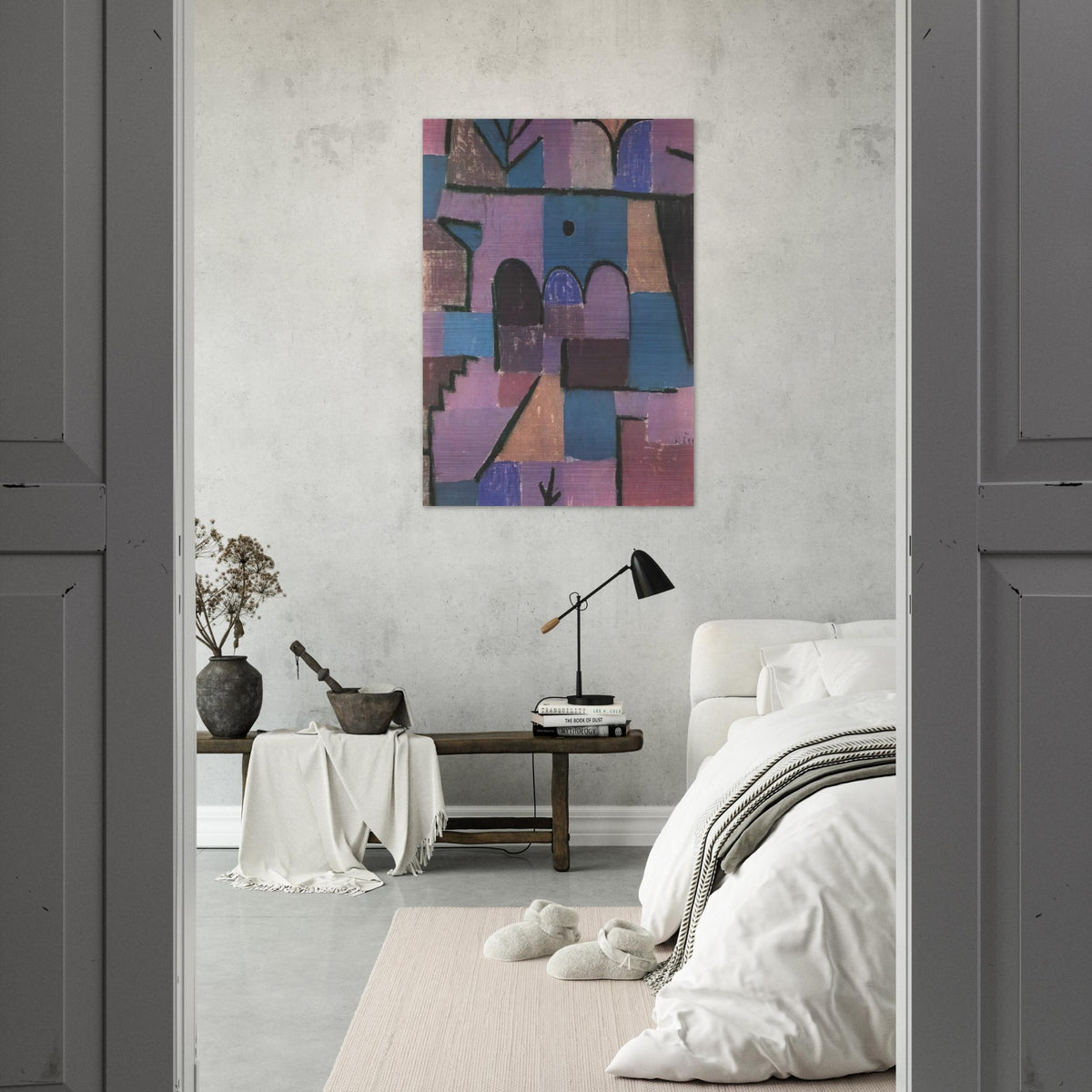 ORIENTAL GARDEN 1939 - Paul Klee Brushed Aluminum Print - 70x100 cm / 28x40 inches | Paul Klee Aluminum Print | Paul Klee Prints