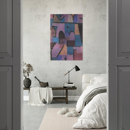 ORIENTAL GARDEN 1939 - Paul Klee Brushed Aluminum Print - 70x100 cm / 28x40 inches | Paul Klee Aluminum Print | Paul Klee Prints