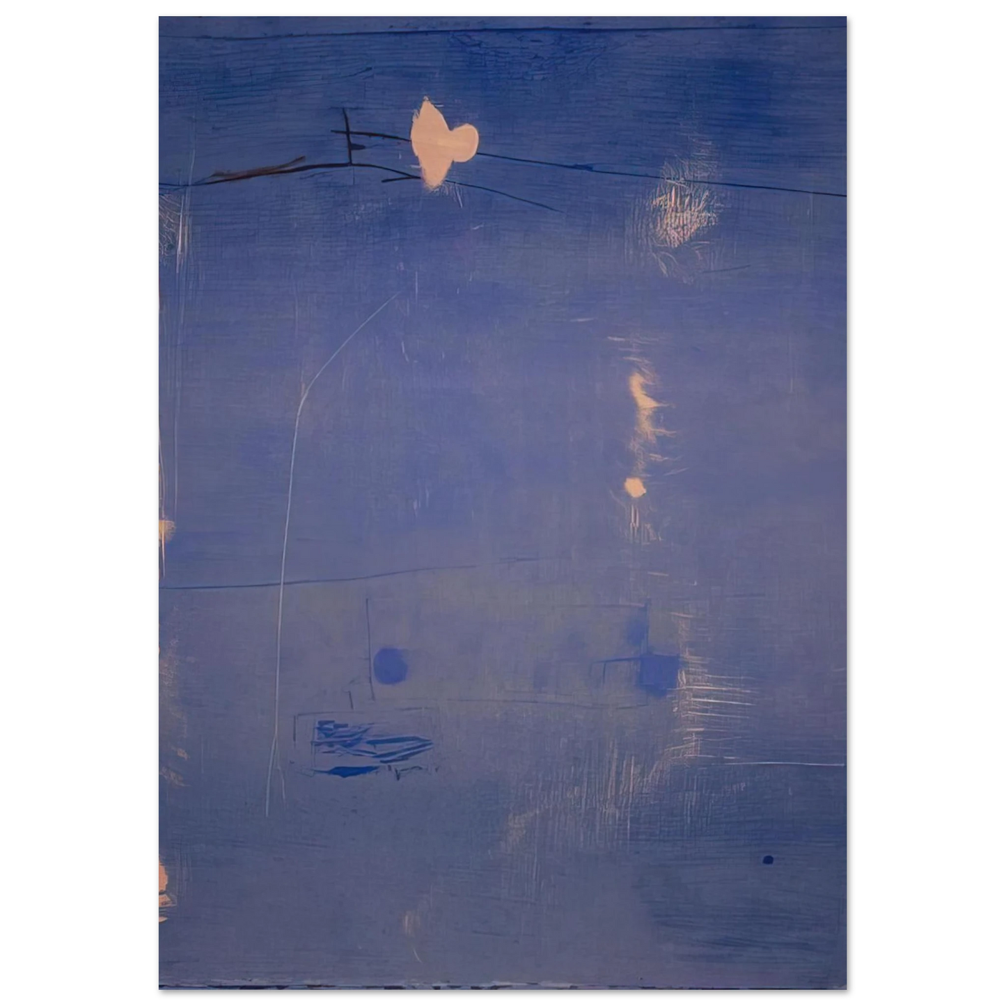 Helen Frankenthaler - Cameo - 1980 Wall art - 30x45 cm / 12x18 inches - Fine Art Poster-canvas - -