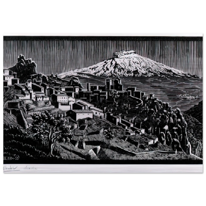 ESCHER (17) - MC Escher Brushed Aluminum Print - 70x100 cm / 28x40 inches | MC Escher Aluminum Print | MC Escher Prints