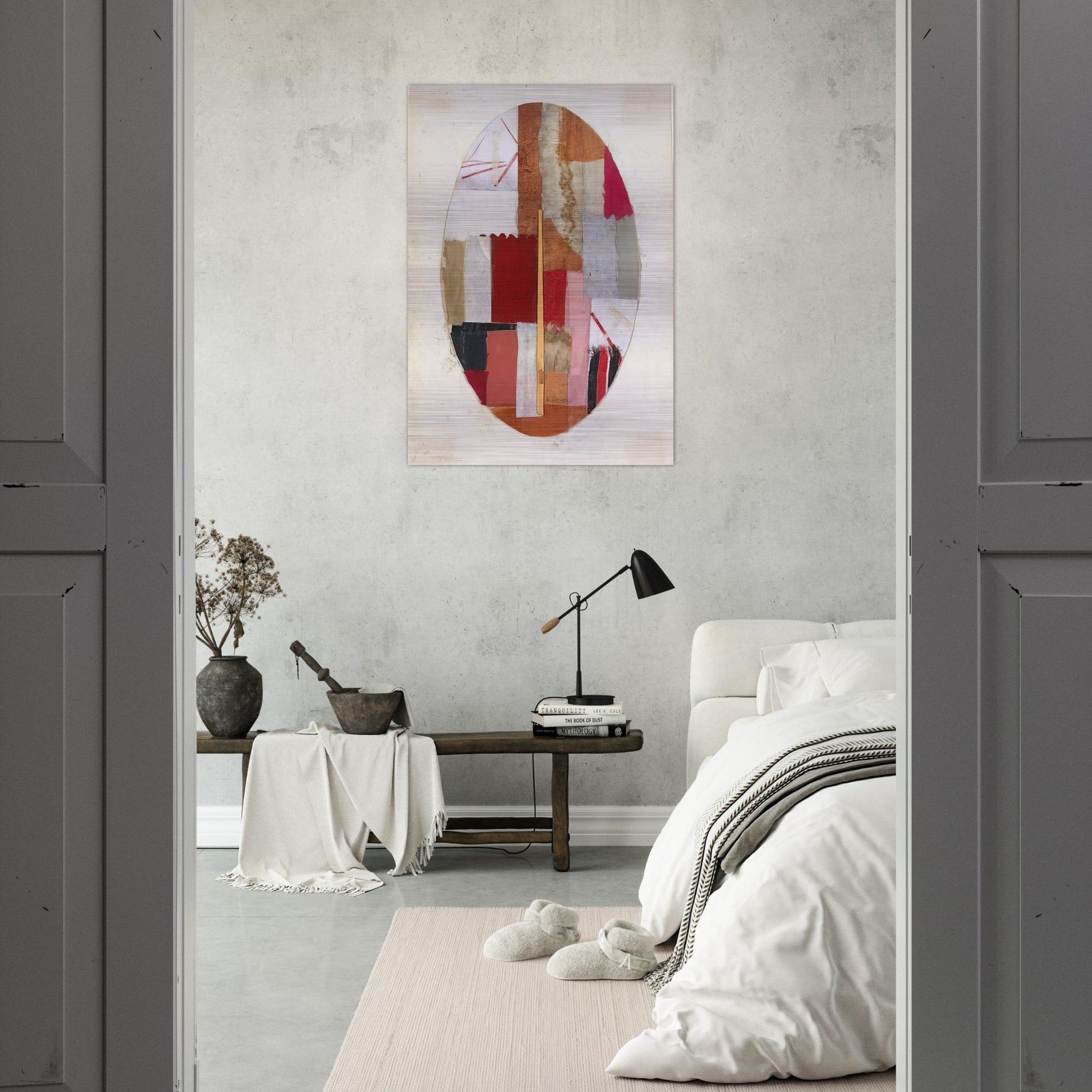 Number 57 - 1950 - Anne Ryan Brushed Aluminum Print - 70x100 cm / 28x40 inches | Anne Ryan Aluminum Print | Anne Ryan Prints