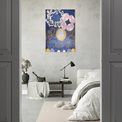 THE TEN LARGEST 1907 - Hilma af Klint Brushed Aluminum Print - 70x100 cm / 28x40 inches | Hilma af Klint Aluminum Print | Hilma af Klint Prints