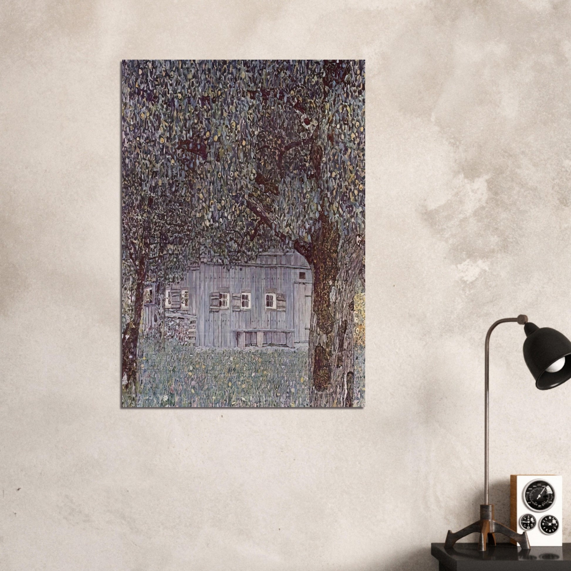 FARMHOUSE IN UPPER AUSTRIA 1912 - Gustav Klimt Brushed Aluminum Print - 70x100 cm / 28x40 inches | Gustav Klimt Aluminum Print | Gustav Klimt Prints