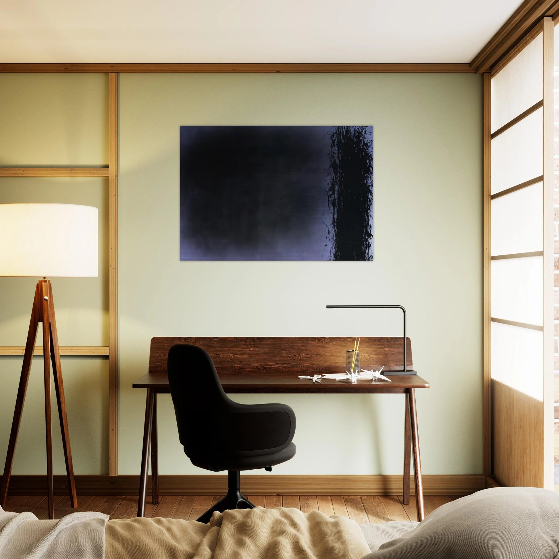 Untitled T1980-K5 - 1980 - Hans Hartung Brushed Aluminum Print - 70x100 cm / 28x40 inches | Hans Hartung Aluminum Print | Hans Hartung Prints