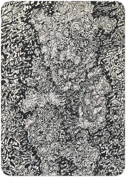 FIGURE WITH HAT IN A LANDSCAPE 1960 By Jean Dubuffet Pack of 10 Post Cards | Jean Dubuffet Post Cards | A6 (10.5 x 14.8 cm) - 4.1 x 5.8 inches