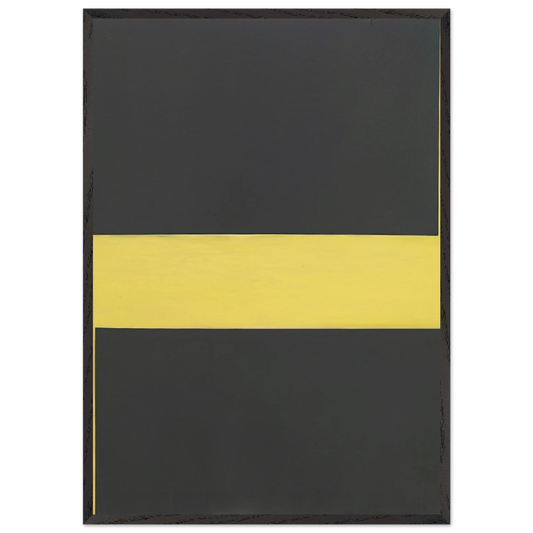 UNTITLED 1964 N3 - Blinky Palermo 70x100 cm / 28x40 inches Framed Art Print – Black Wooden Frame