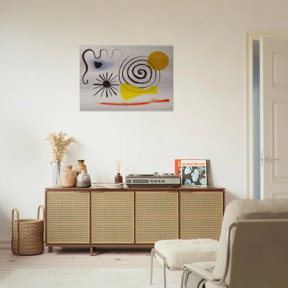 UNTITLED 1941 - Alexander Calder Brushed Aluminum Print - 70x100 cm / 28x40 inches | Alexander Calder Aluminum Print | Alexander Calder Prints