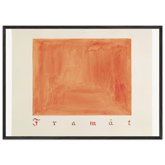 FORWARDS PARCIFAL SERIES GROUP 2 SECTION 4 THE CONVOLUTE OF THE PHYSICAL PLANE 1916 - Hilma af Klint 70x100 cm / 28x40 inches Framed Art Print – Black Wooden Frame