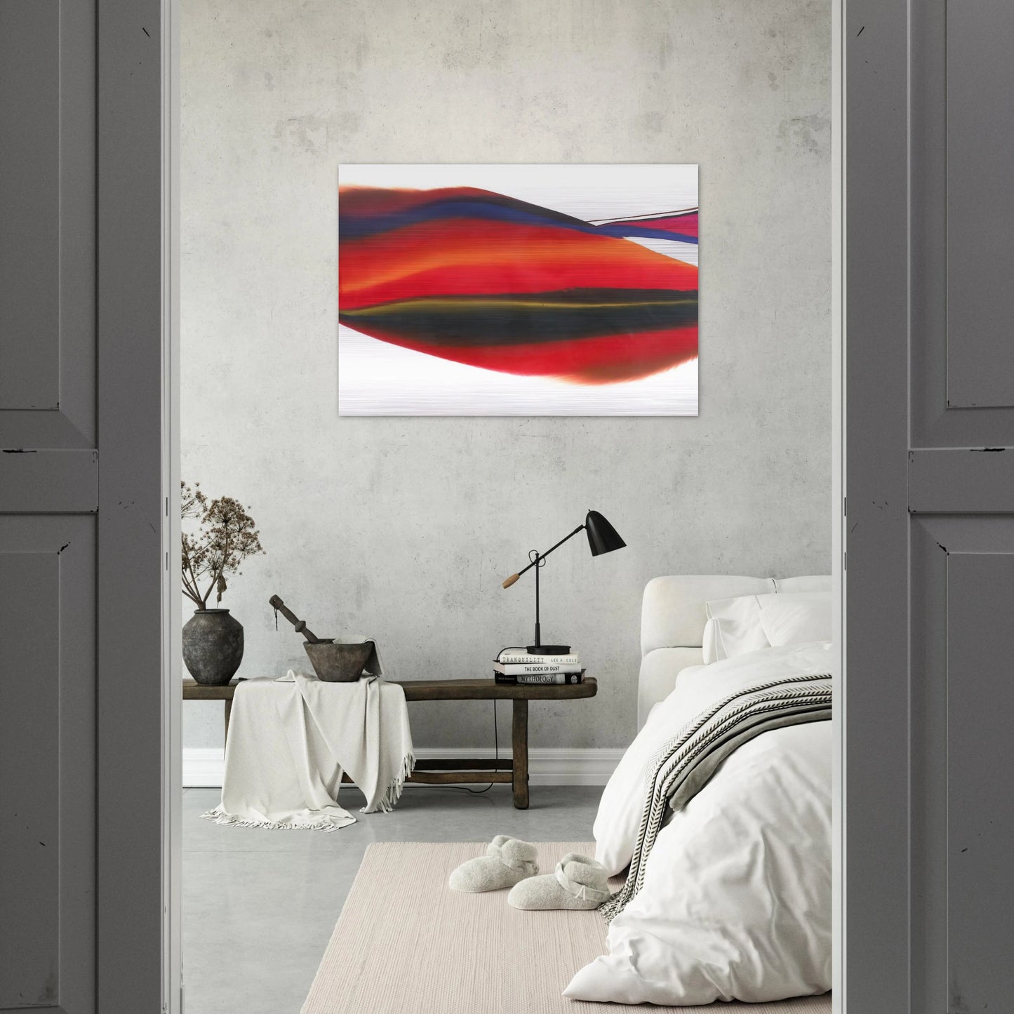 Phenomena Lands End - Paul Jenkins Brushed Aluminum Print - 70x100 cm / 28x40 inches | Paul Jenkins Aluminum Print | Paul Jenkins Prints