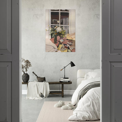STILL LIFE WITH STAPLER 1970 - Fairfield Porter Brushed Aluminum Print - 70x100 cm / 28x40 inches | Fairfield Porter Aluminum Print | Fairfield Porter Prints