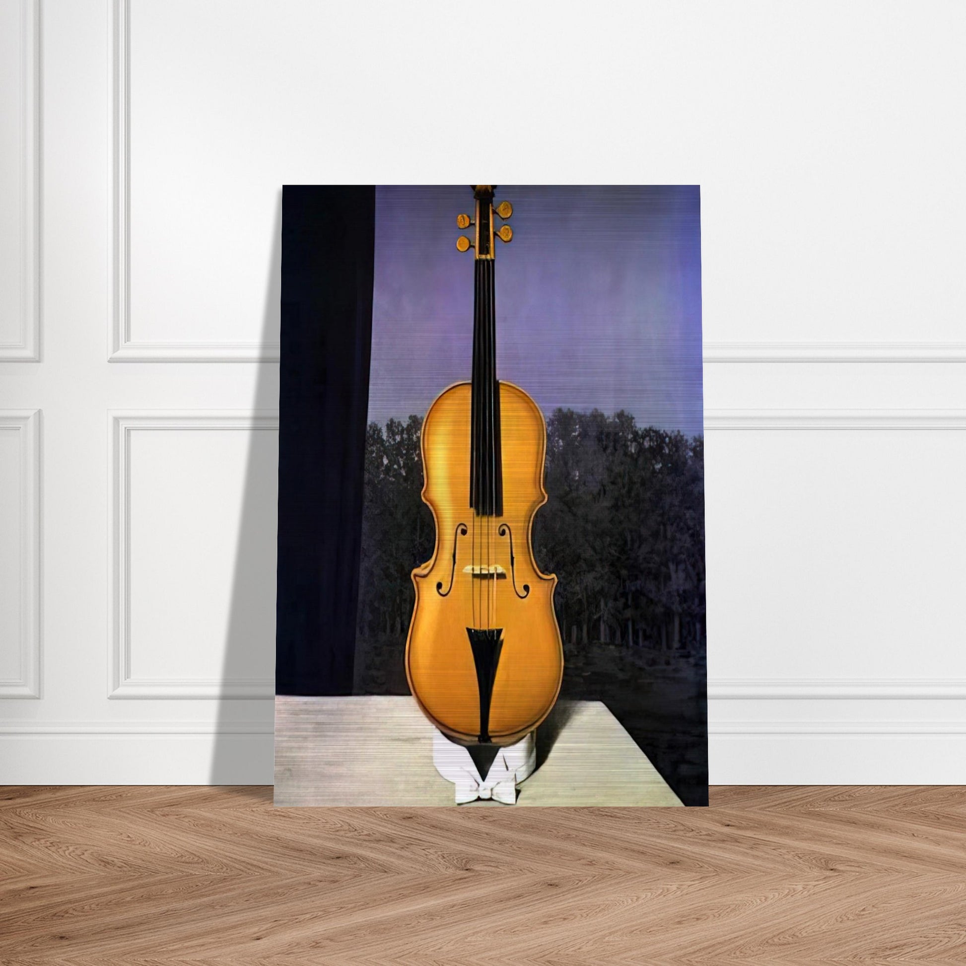 A LITTLE OF THE BANDIT S SOUL - Rene Magritte Brushed Aluminum Print - 70x100 cm / 28x40 inches | Rene Magritte Aluminum Print | Rene Magritte Prints