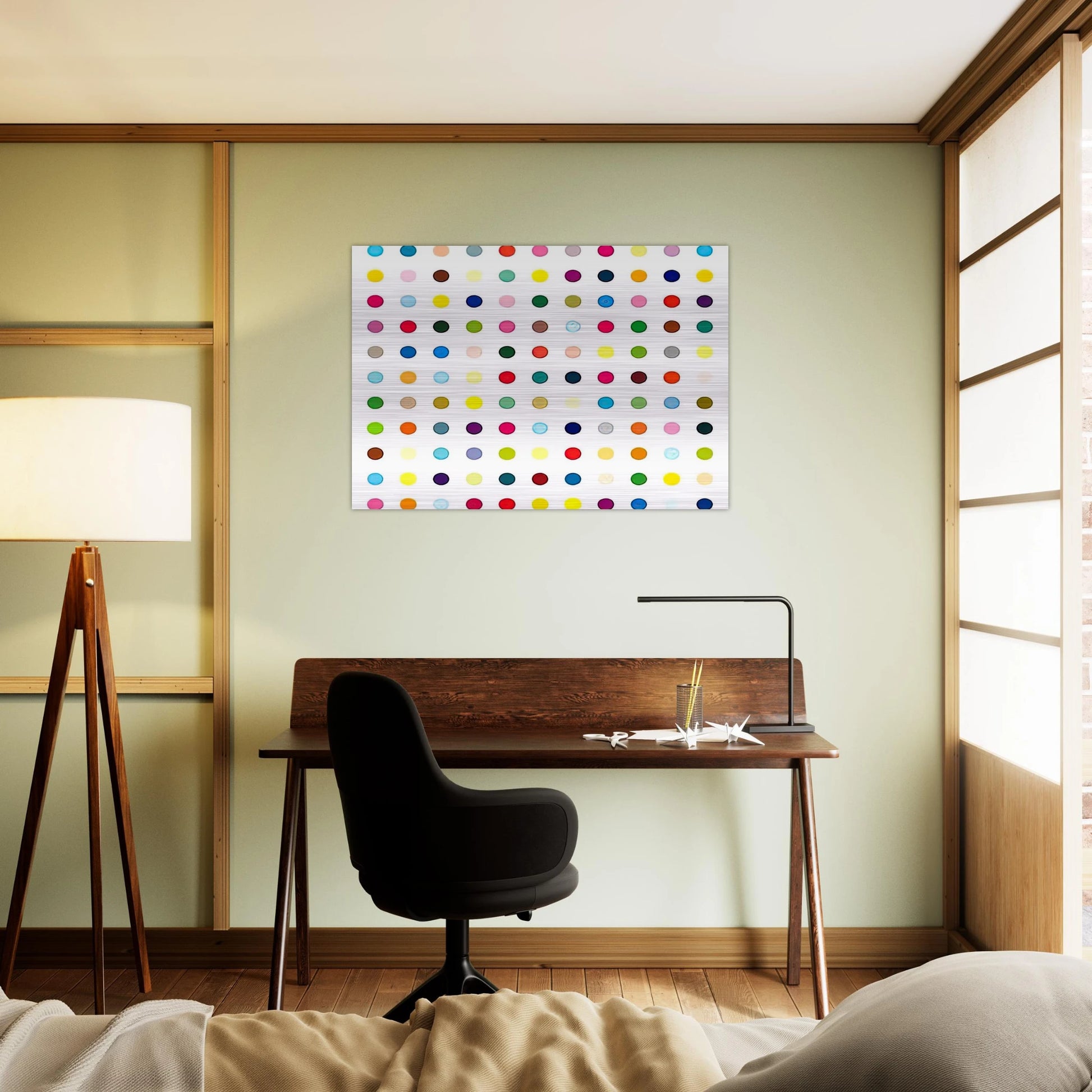 LSD - Damien Hirst Brushed Aluminum Print - 70x100 cm / 28x40 inches | Damien Hirst Aluminum Print | Damien Hirst Prints