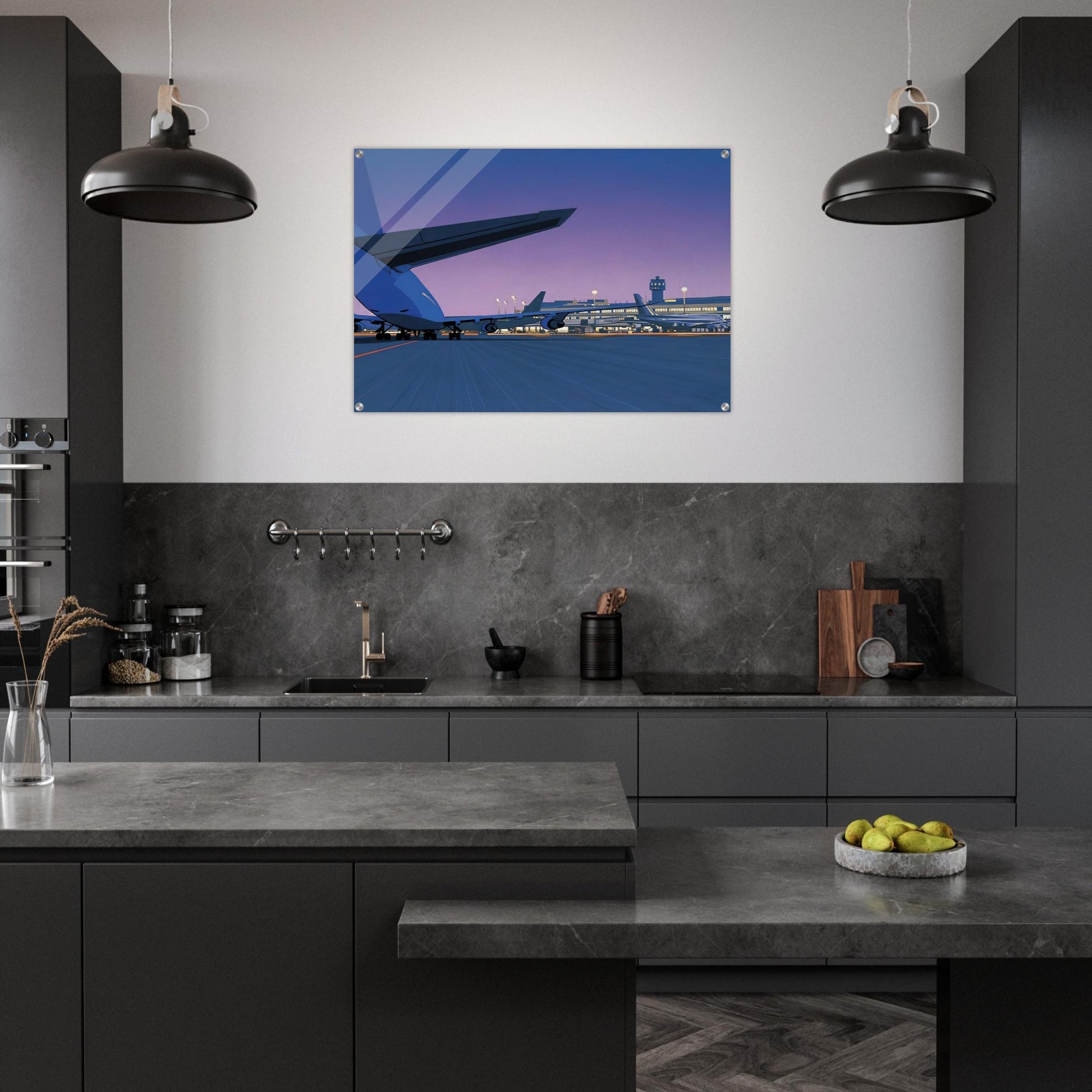 Taxiway - Hiroshi Nagai Acrylic Print - 70x100 cm / 28x40″ inches