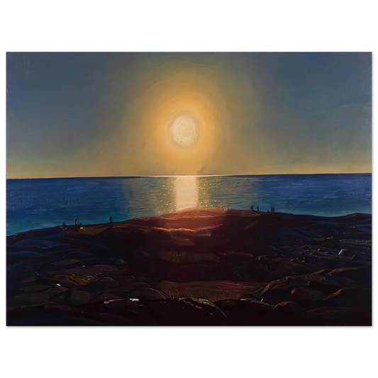 Rockwell Kent - Calm and Free Maine Coast  75x100 cm / 30x40inches Fine Art Poster