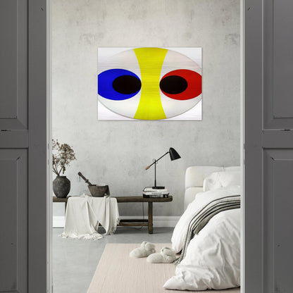 Omicron VII - 1961 - Alexander Liberman Brushed Aluminum Print - 70x100 cm / 28x40 inches | Alexander Liberman Aluminum Print | Alexander Liberman Prints