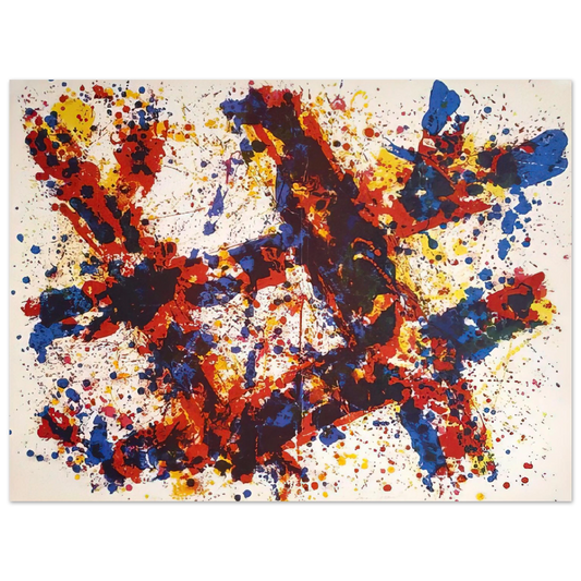 Sam Francis - Firewood  75x100 cm / 30x40inches Fine Art Poster