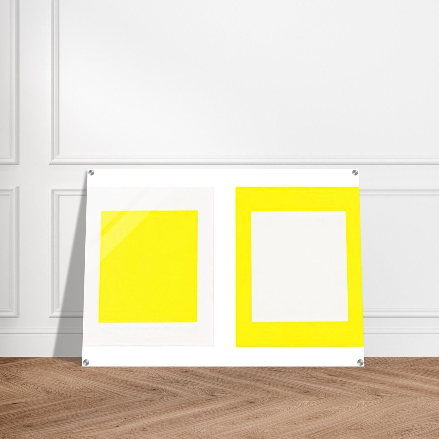 Untitled Cadmium Yellow Light - 1990 - Donald Judd Acrylic Print - 70x100 cm / 28x40″ inches | Donald Judd Wall Art | Donald Judd Prints