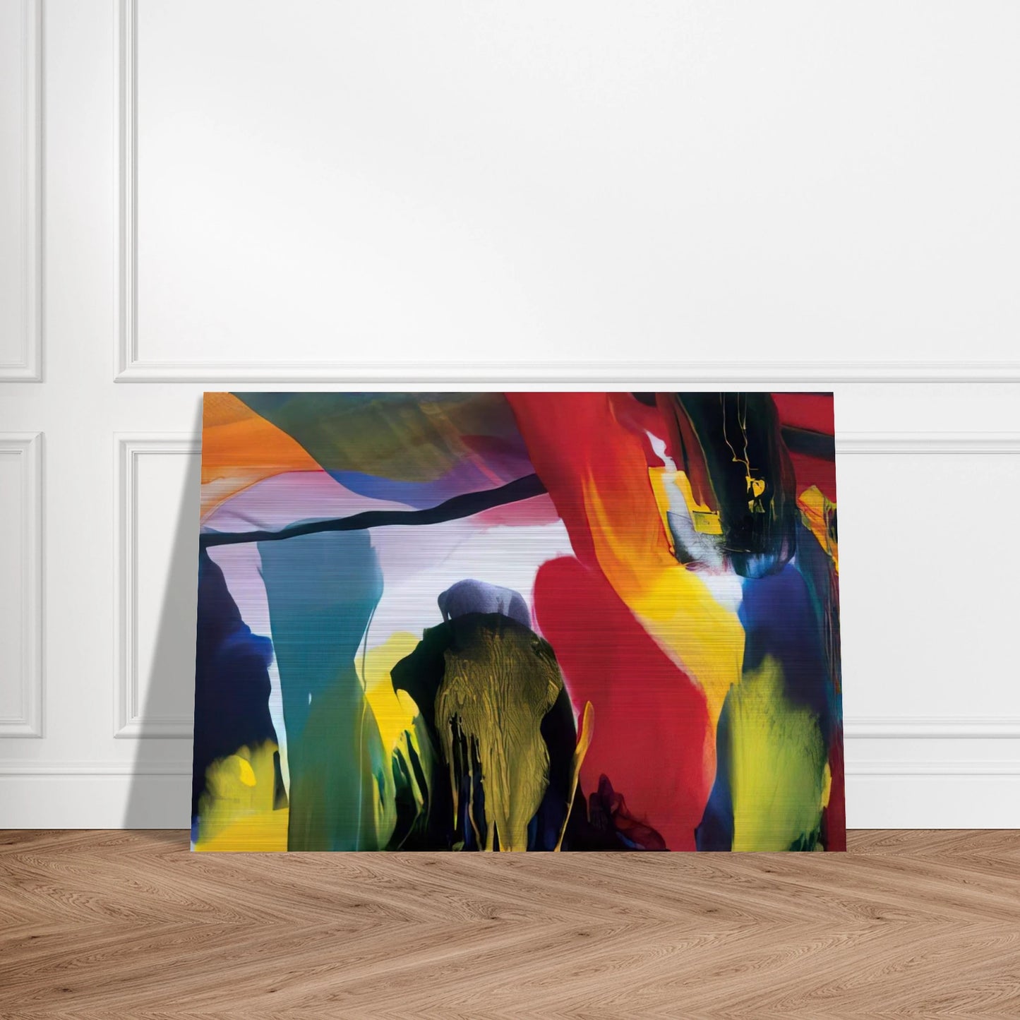 Phenomena Solstice Encounter - Paul Jenkins Brushed Aluminum Print - 70x100 cm / 28x40 inches | Paul Jenkins Aluminum Print | Paul Jenkins Prints