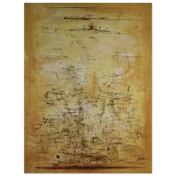 Zao Wou-Ki - VOL D OISEAUX 1954  75x100 cm / 30x40inches Fine Art Poster