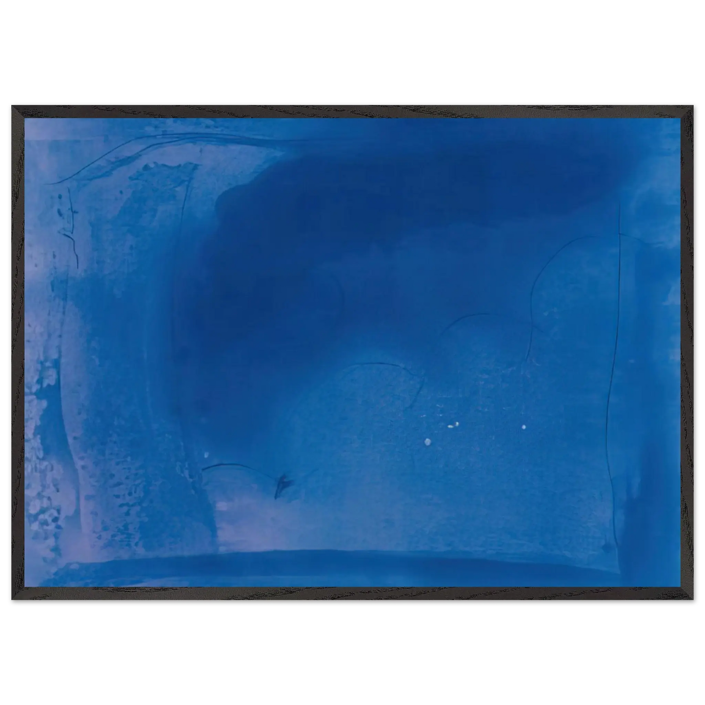 Helen Frankenthaler - Corot s Mark - 1987 Wall art - 13x18 cm / 5x7 Inches - Premium Wooden Framed Poster With Fine Art Paper - Wood frame