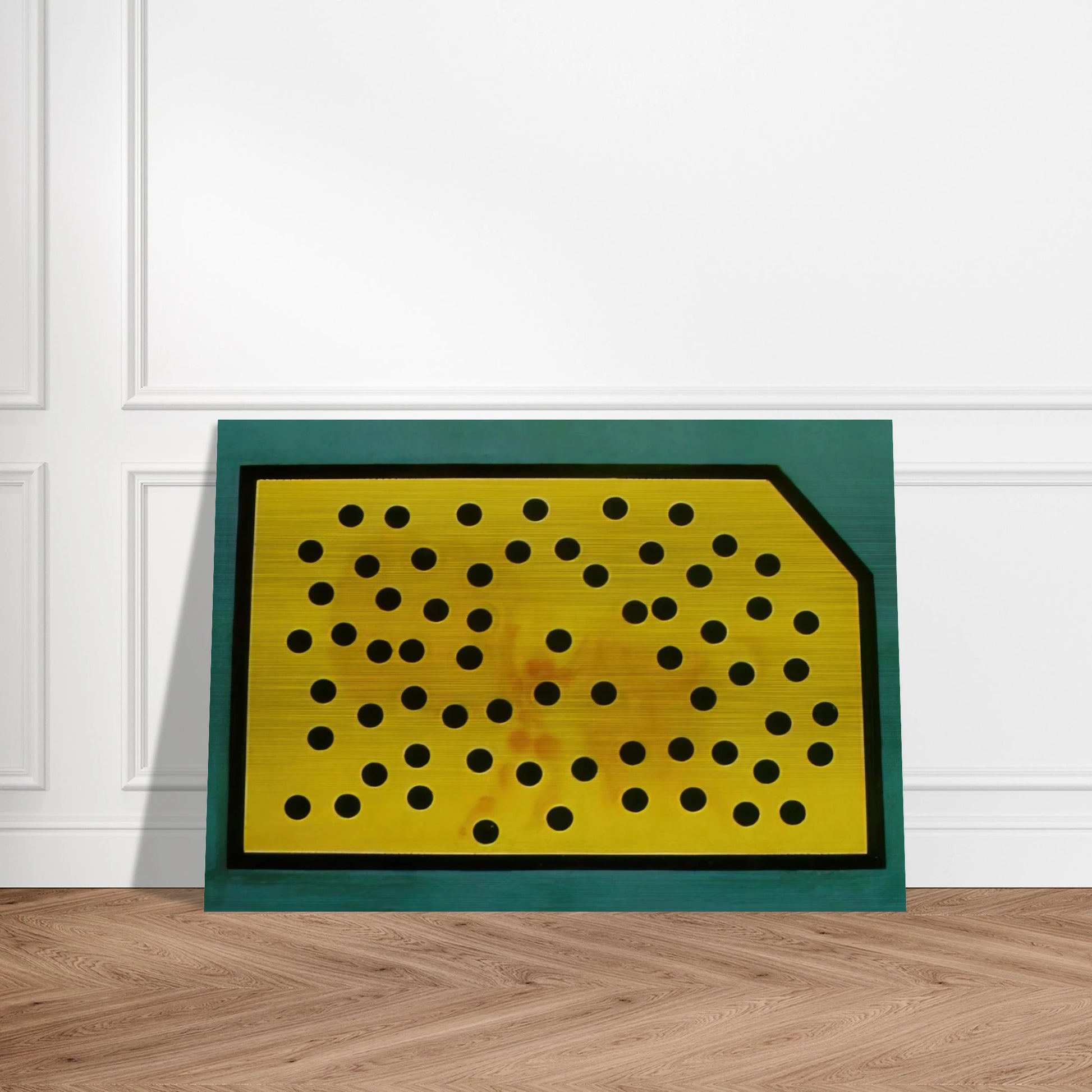RANDOMDOT CORRELOGRAM THE GOLDEN FLEECE - Salvador Dali Brushed Aluminum Print - 70x100 cm / 28x40 inches | Salvador Dali Aluminum Print | Salvador Dali Prints