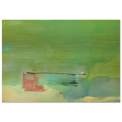 Springscape - 1975 - Helen Frankenthaler Brushed Aluminum Print - 70x100 cm / 28x40 inches | Helen Frankenthaler Aluminum Print | Helen Frankenthaler Prints