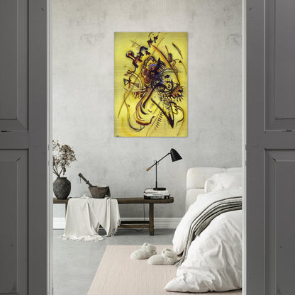 TO THE UNKNOWN VOICE 1916 - Wassily Kandinsky Brushed Aluminum Print - 70x100 cm / 28x40 inches | Wassily Kandinsky Aluminum Print | Wassily Kandinsky Prints