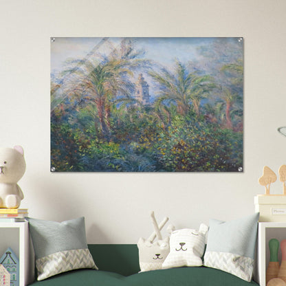 Garden in Bordighera, Impression of Morning - claude monet Acrylic Print - 70x100 cm / 28x40″ inches