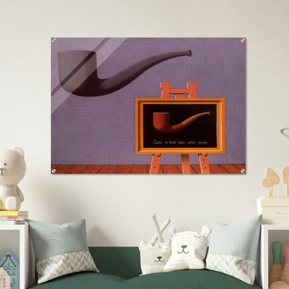 THE TWO MYSTERIES 1966 - Rene Magritte Acrylic Print - 70x100 cm / 28x40″ inches