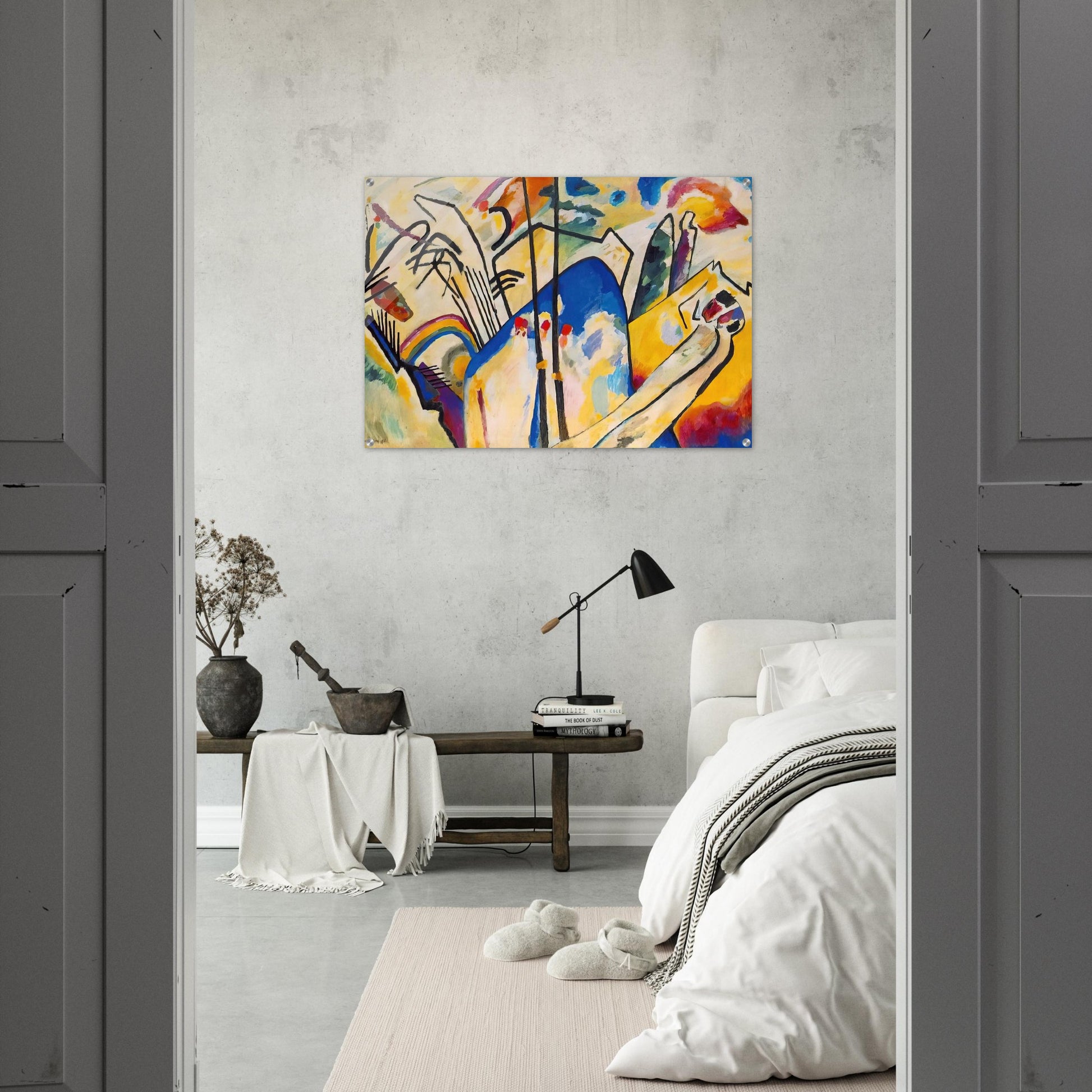 COMPOSITION IV 1911 - Wassily Kandinsky Acrylic Print - 70x100 cm / 28x40″ inches | Wassily Kandinsky Wall Art | Wassily Kandinsky Prints