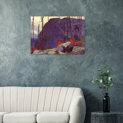 Algoma Hill - 1920 - Lawren Harris Brushed Aluminum Print - 70x100 cm / 28x40 inches | Lawren Harris Aluminum Print | Lawren Harris Prints