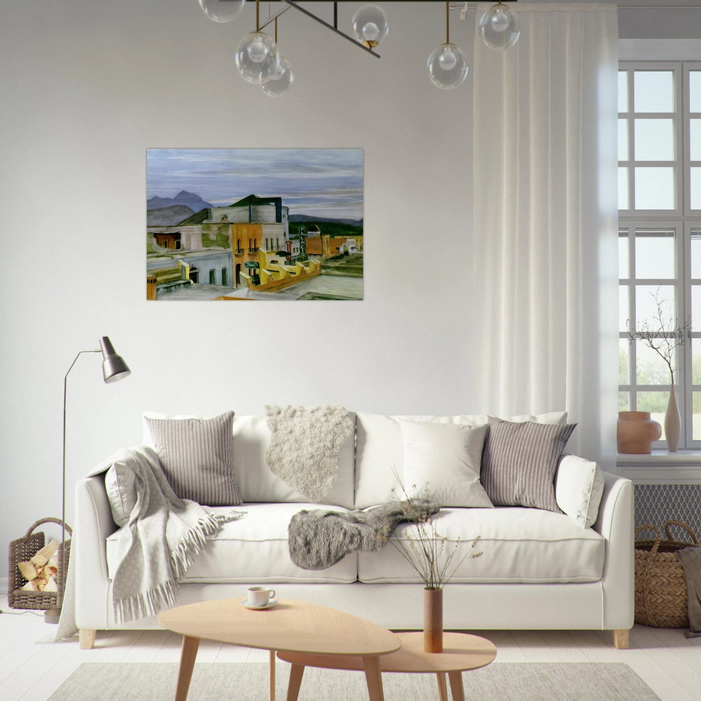 El Palacio - Edward Hopper Brushed Aluminum Print - 70x100 cm / 28x40 inches | Edward Hopper Aluminum Print | Edward Hopper Prints