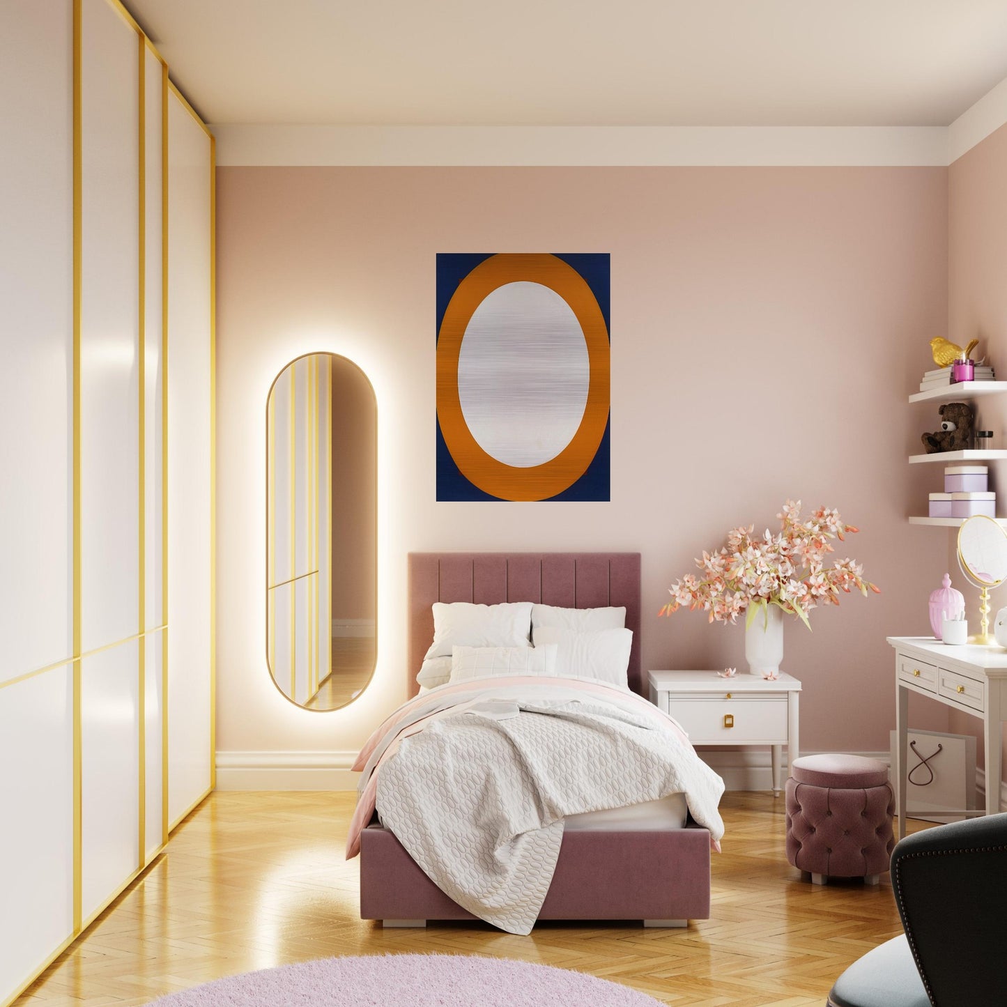 Mao - Al Held Brushed Aluminum Print - 70x100 cm / 28x40 inches | Al Held Aluminum Print | Al Held Prints