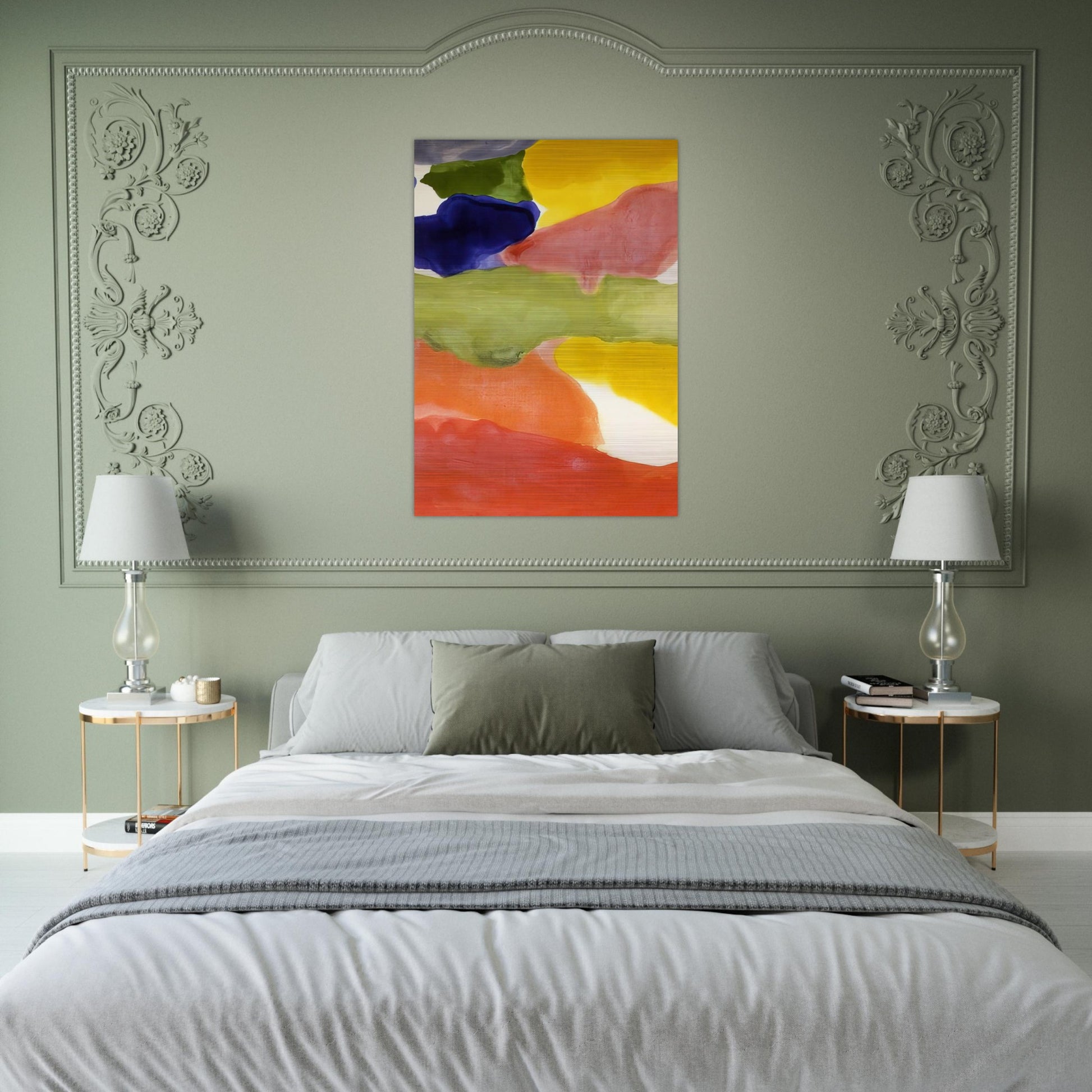 Tutti-Fruitti - 1966 - Helen Frankenthaler Brushed Aluminum Print - 70x100 cm / 28x40 inches | Helen Frankenthaler Aluminum Print | Helen Frankenthaler Prints