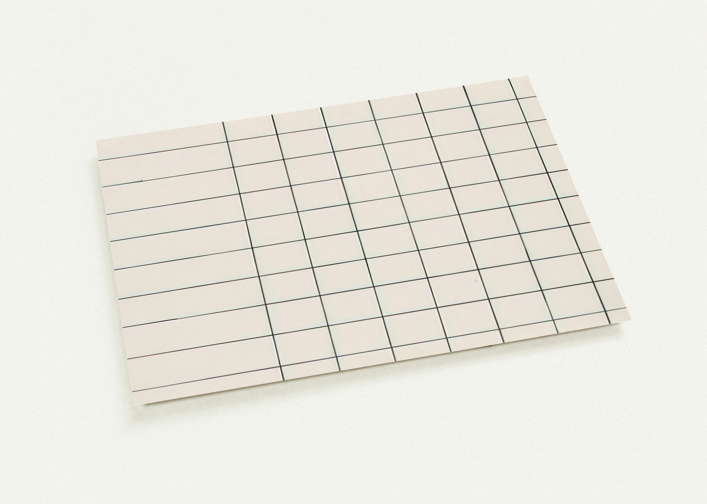 Grid Lines from the series Line Form Color By Ellsworth Kelly Pack of 10 Post Cards | Ellsworth Kelly Post Cards | A6 (10.5 x 14.8 cm) - 4.1 x 5.8 inches